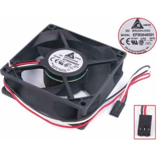 Delta Electronics EFB0848SH -BF00 Server Cooling Fan DC 48V 0.09A 80x80x25mm 3-wire