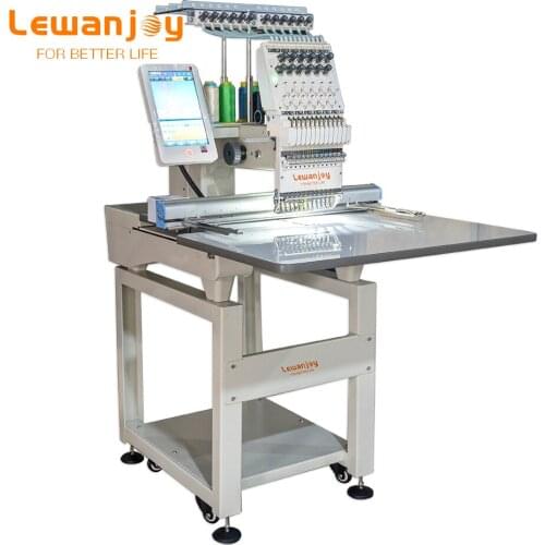 High Performance Single Head 15 Colors For Cap High Quality Embroidery Machine With 350*200 mm