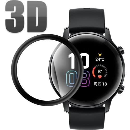 3D Soft Fibre Glass Protective Film Cover For Huawei Honor Magic Watch 2 42MM 46MM Full Screen Protector SmartWatch Accessories