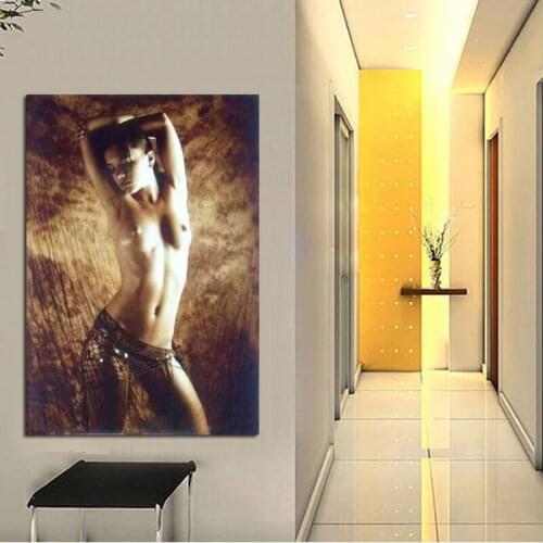 100% handmade modern oil painting on canvas beauty portrait Free shipping home decor