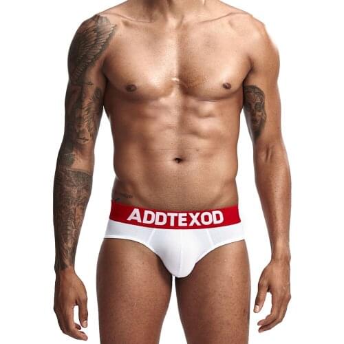 2019 New Sexy Mens Hip Briefs Underwear Slip Man Cotton Panties Male Ropa Interior Men U Convex Underpants