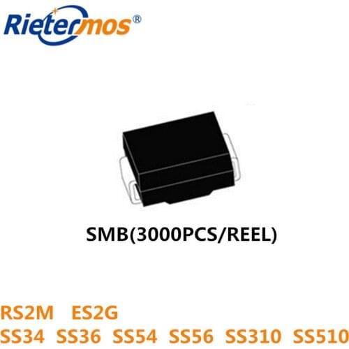 3000PCS RS2M ES2G ES2J SS34 SS36 SS54 SS56 SS310 SS510 SS560 SMB HIGH QUALITY