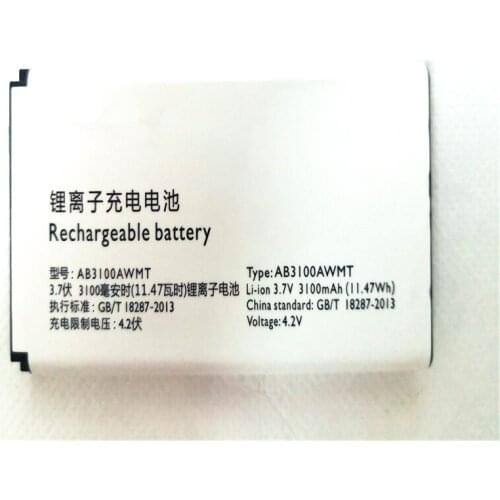 AB3100AWMT cell phone Battery For PHILIPS Xenium E181 E180 CTE181 CTE180 Mobile phone with phone stander