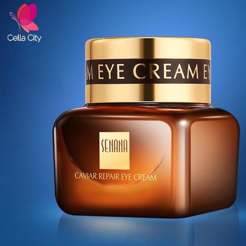 Cellacity Caviar Repair Eye Cream Moisturizing Women Cosmetic Desalination Black Skin Eye Bags Small Brown Bottle Eye Cream Eye