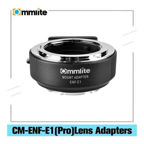 Commlite Lnes Adapter CM-ENF-E1(PRO)Auto-Focus Lens Mount Adapter For Nikon Tamron Sigma F Mount Lens To Sony E Mount Camera V06