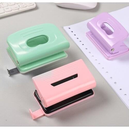 DIY Double Hole Puncher Loose Leaf Hole Punch Handmade Loose-leaf Paper Hole Puncher for Office