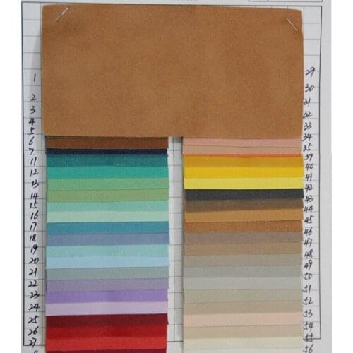 Double color cowhide grain leather synthetic PU waterproof leather fabric for Bags, gloves, shoes, belts, home, furniture