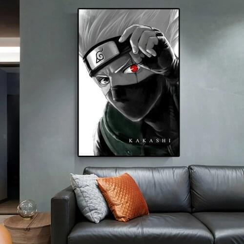 Art Painting Anime Naruto Kakashi Canvas Painting Painting Print Posters and Prints Home Living Room Decoration Painting