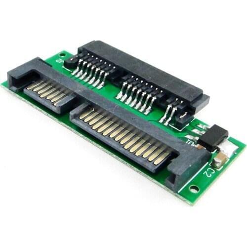 Jimier CY Cable Small 1.8" Micro SATA SSD HDD to 2.5" SATA Adapter Fit in 2.5" Hard Disk Drive SA-076