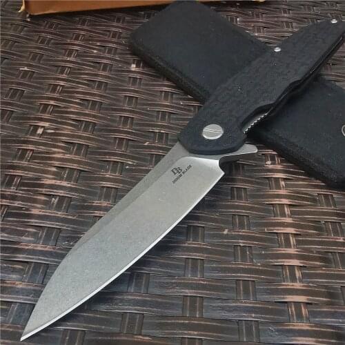 Pocket Knife, High-quality Sharp Hunting Knife, D2 Blade Folding Knife, G10 Handle, Ball Bearing Quick Opening, Three Colors