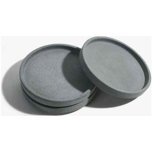 Round shape Cement plate silicone molds fruit plates water concrete dish handmade mold craft design plate mold