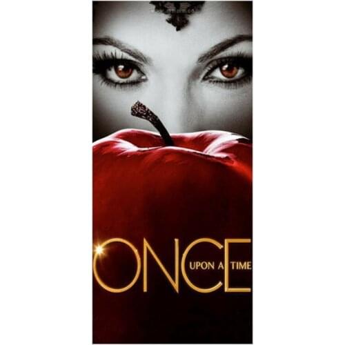 Hot DIY 35CMX70CM Washcloth!Once Upon a Time Pattern Printed Solf Bamboo Microfiber Towel For Bath&Beach&Gym&Camping Use