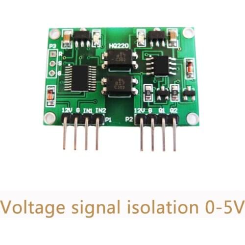 Voltage signal Isolation linear transmitter module 0-5V Two channel Better control of equipment for DIY household industry SC03