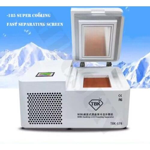 TBK-578 mini desktop LCD screen separator Freezer Separating Machine For Samsung Edge For iPhone Tablet Screen Refurbishment