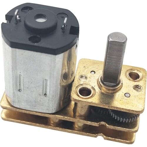 3V6V12V Reversible Mini Metal Geared Motor N20 Low speed 15RPM To 1000RPM Use For DIY Robot Electronic locks Smart Device Motor