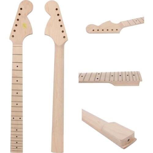 24inch guitar neck 22fret maple wood electric guitar neck Dot inlay Short Scale Neck
