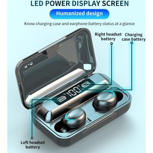 TWS Wireless Game Fingerprint Touch Bluetooth-compatible Headset In-ear Stereo for Sport HIFI Music Waterproof Earbuds Headphone