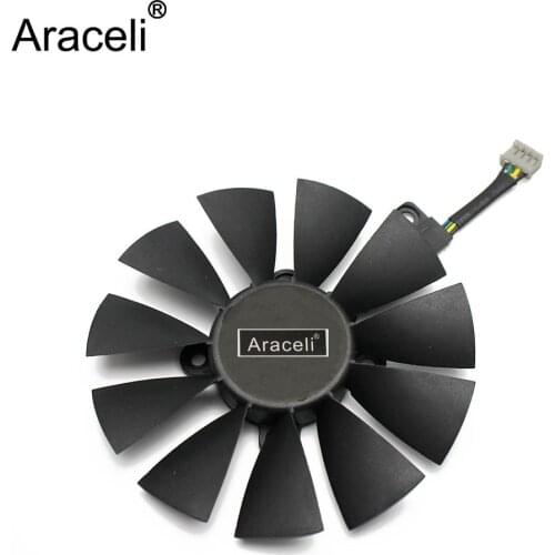 87MM Cooler Fan For ASUS GTX1060 1070 Ti RX 470 570 580 Graphics Card Everflow T129215SU PLD09210S12HH 28mm Cooling Fans