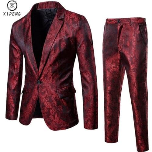 XIPENG Mens Wedding Suits