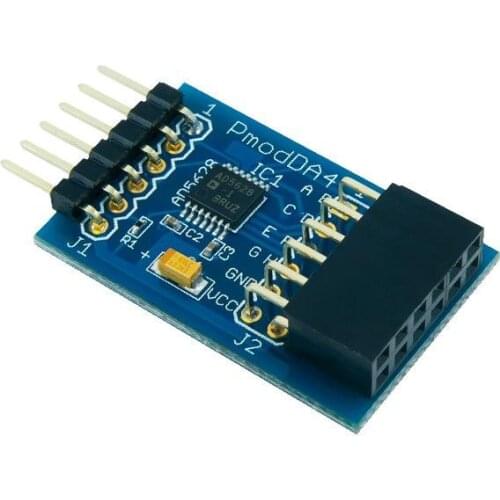 410-245P-KIT PmodDA4 - Eight 12-bit D/A outputs module