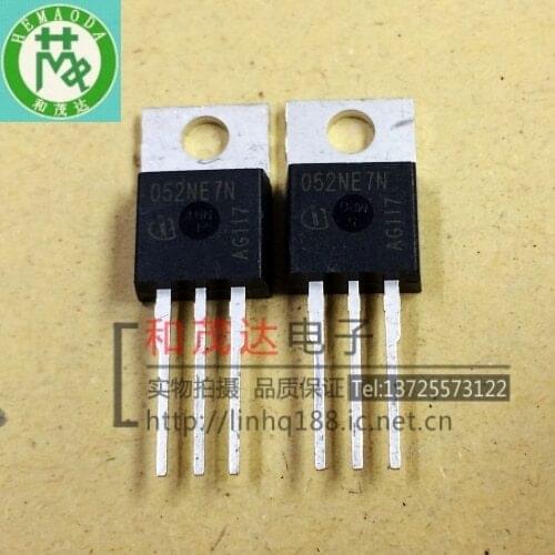 5PCS/ IPP052NE7N3G 052NE7N TO-220 TO220