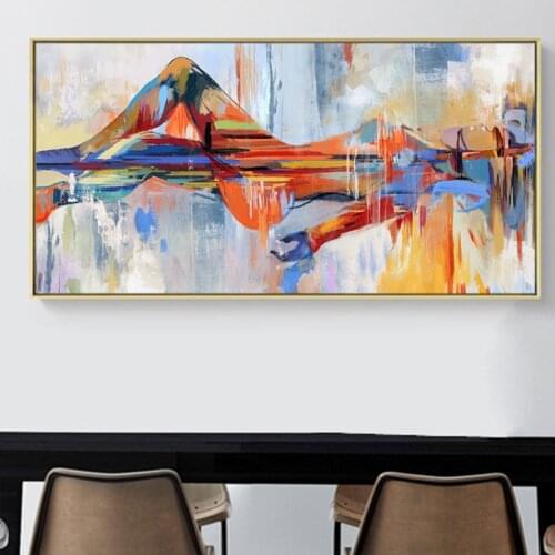 Watercolor Lord Buddha Abstract Oil Painting on Canvas Religious Posters and Prints Cuadros Wall Art Pictures for Home Decor