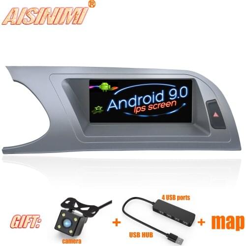 AISINIMI Android 9.0 Car Dvd Navi Player FOR Audi A4 A4L (2009-2012) monitor Display audio gps stereo auto screen all in one