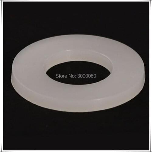 M16*30mm*3mm White Plastic Nylon Harden Insulation Flat Washer 200pcs/lot