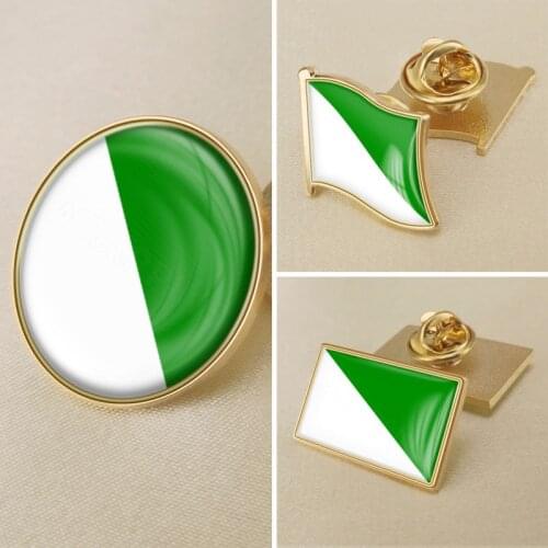 Siberian Flag Lapel Pins/Broochs/Badges