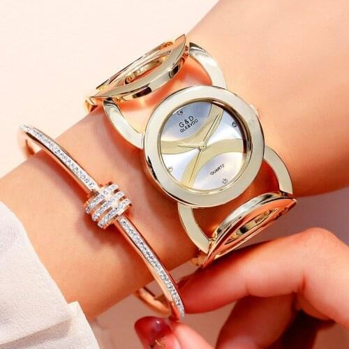 G&D Luxury Watch Women Watches Fashion Gold Womens Watches Ladies Watch Women Clock zegarek damski reloj mujer
