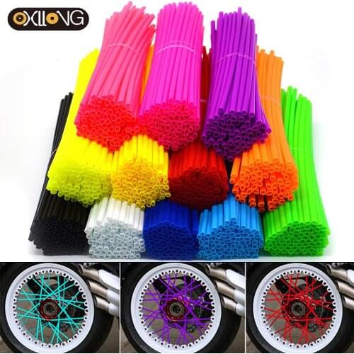 Motorcycle Dirt Bike Road Wheel Rim Spoke Skins Covers For 150 200 250 300 350 450 500 EXC EXC-F XCW XC-W Tpi XCF-W Six Days