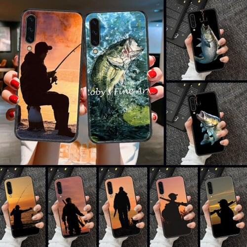 Hunting animal fishing man Phone case For Samsung Galaxy A 3 5 7 8 10 20 21 30 40 50 51 70 71 E S 2016 2018 4G black fashion