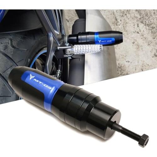 For YAMAHA MT-03 MT03 MT 03 Motorcycle Accessories CNC Frame Crash Pads Exhaust Sliders Crash Protector With logo