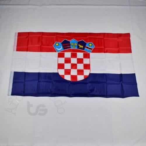 Croatia Croatian 90*150cm flag Banner 3x5 Foot National flag for meet,Parade,party.Hanging,decoration