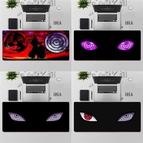 Anime Sharingan Rinnegan Eyes Gaming Mouse Pad Large MousePad Gamer Mouse Mat Computer XXL Mouse Carpet Keyboard pad Desk Mat