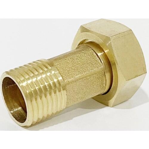 1/2" 3/4" 1" BSP Male To 3/4" 1" 1-1/4" BSP Female Thread Brass Pipe Fitting Adapter Coupler Connector For Water Meter
