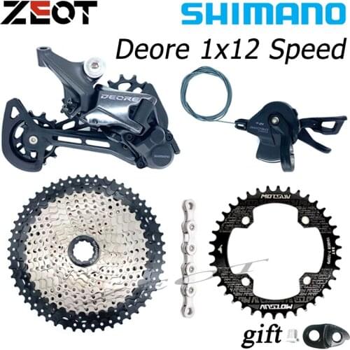 Shimano Deore M6100 SGS 1X12S Derailleurs SL-M6100 12 Speed Shift Lever Cassette 46T 50T 52T Freewheel KMC X12 Chain Groupset