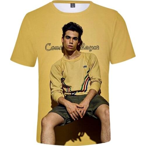 Popular Actor Cameron Boyce hot new casual T shirt Men Women Short Sleeve Summer Tops 3D Fashion t shirt Cameron Boyce boys Tees