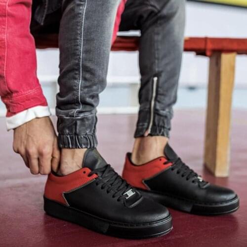Knack Casual Male Shoes 099 Black Orange Street Fashion New Season Spring Summer Fashion Cool Comfortable Style