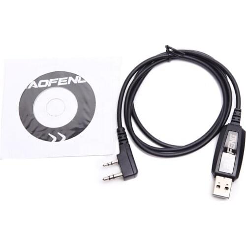 FOR Baofeng programing cable for mobile two way radio baofeng uv 9r A58 S56 waterproof radio for walkie talkie