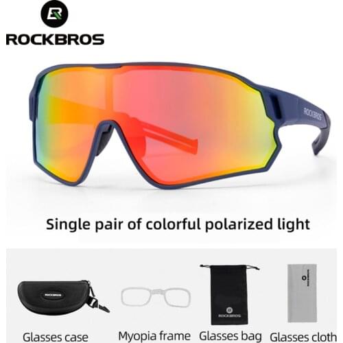 ROCKBROS Cycling Glasses Polarized Sport Bike UV400 Bike Glasses Goggles Men Women Bicycle Googles Mtb Running Sunglasses