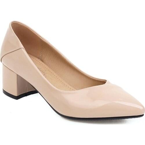 Big SizePointy cropped sole ladies high heels women shoes woman pumps
