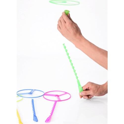 Boomerang Hand Push Flying Saucer Puzzle Play Flywheel Flying Fairy Children Toys 2021