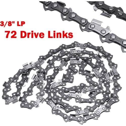20" Chainsaw Saw Chain Blade 3/8"LP .050 Gauge 72DL Shape Blade for Garden Saw Chain Replacement Chainsaw Parts