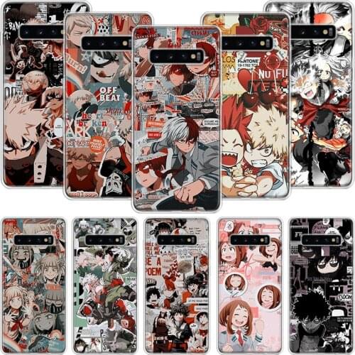 Anime My Hero Academia Phone Case For Samsung Galaxy A51 A71 A70 A50 A40 A30 A20E A10 A01 A21 A41 A20S A6 A7 A8 A9 Coque Cover