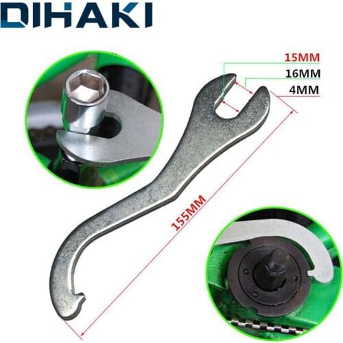 BB Tail Hook Spanner 15-16mm Bicycle Repair Tools Mountain Bike Bottom Bracket Remover Pedal Wrench Bike Accessories Repair Tool