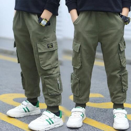 JXGWYZYW Gray Trousers For Boys