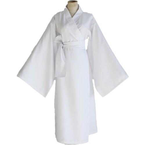 Anime Noragami Cosplay Costume Wig Yukine White Bathrobe Kimono Men Women Halloween Party Role Play Japanese Robe Costumes
