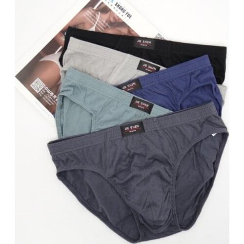 Men Briefs Cotton Underwear Mens Sexy Breathable Brief Pants Comfortable Mens Briefs Underwear Shorts Male UnderPants Panties