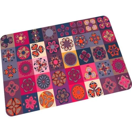 Cheaper Anti-slip Modern Area Rugs Living Bathroom Printed Carpet Doormat Hallway Geometric Bath Mat